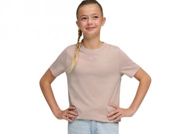 Puma ESS Centered Cat Logo Tee for kids pink 692972 89 - Puma - 