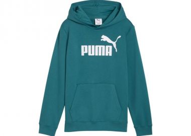 Puma ESS No 1 Logo Hoodie for Kids Green 684909 41 - Puma - 