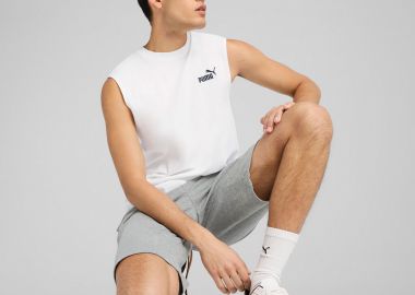 PUMA ESS NO. 1 LOGO SLEEVELESS T-SHIRT ΑΣΠΡΟ - PUMA - 