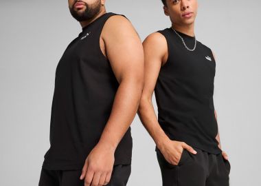 PUMA ESS NO. 1 LOGO SLEEVELESS T-SHIRT ΜΑΥΡΟ - PUMA - 