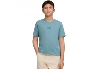 Puma ESS Small No 1 Logo Centered Tee for Kids Blue 692975 47 - Puma - 