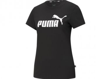Puma Essential Γυναικείο Αθλητικό T-shirt Μαύρο 586774-01 - Puma - 