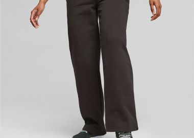 PUMA ESSENTIALS+ STRAIGHT LEG SWEATPANTS ΜΑΥΡΟ - PUMA - 