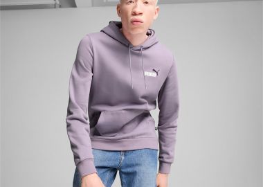 PUMA ESSENTIALS+ TWO-COLOUR SMALL LOGO HOODIE ΜΩΒ - PUMA - 