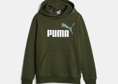 PUMA ESSENTIALS+ TWO TONE BIG LOGO HOODIE ΧΑΚΙ - PUMA - 