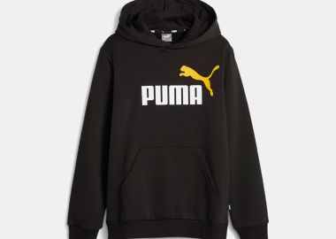 PUMA ESSENTIALS+ TWO TONE BIG LOGO HOODIE ΜΑΥΡΟ - PUMA - 