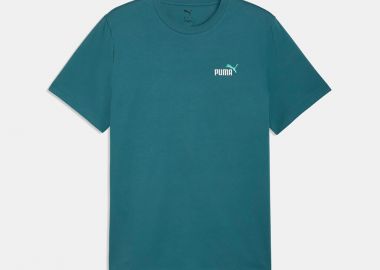 PUMA ESSENTIALS 2 COLOR SMALL NO. 1 LOGO T-SHIRT ΠΡΑΣΙΝΟ - PUMA - 