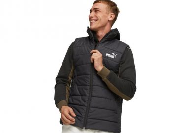 Puma Essentials Αμάνικο Ανδρικό Μπουφάν Puffer Αδιάβροχο και Αντιανεμικό Μαύρο 848939-01 - Puma - 