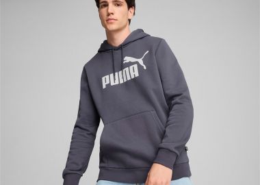 PUMA ESSENTIALS BIG LOGO HOODIE ΓΚΡΙ - PUMA - 