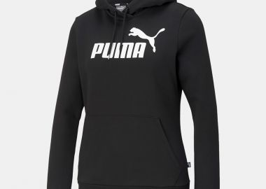 PUMA ESSENTIALS LOGO HOODIE ΜΑΥΡΟ - PUMA - 