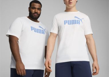PUMA ESSENTIALS LOGO T-SHIRT ΜΑΥΡΟ - PUMA - 