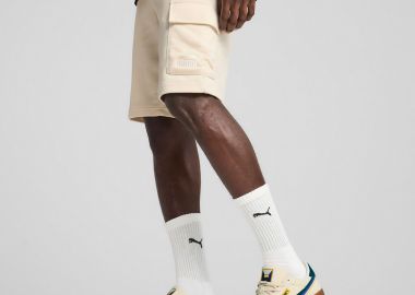 PUMA ESSENTIALS NO. 1 LOGO CARGO 10” SHORTS ΜΠΕΖ - PUMA - 