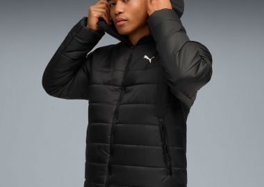 PUMA ESSENTIALS OUTERWEAR MEN'S PUFFER JACKET ΜΑΥΡΟ - PUMA - 