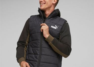 PUMA ESSENTIALS PADDED VEST ΜΑΥΡΟ - PUMA - 