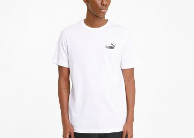 PUMA ESSENTIALS SMALL LOGO T-SHIRT ΑΣΠΡΟ - PUMA - 
