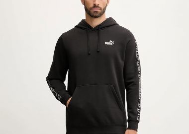 PUMA ESSENTIALS TAPE HOODIE ΜΑΥΡΟ - PUMA - 