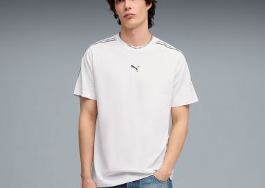 PUMA ESSENTIALS TAPE T-SHIRT ΑΣΠΡΟ - PUMA - 