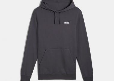 PUMA ESSENTIALS TWO-COLOUR SMALL NO. 1 LOGO HOODIE ΓΚΡΙ - PUMA - 