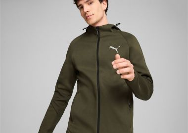 PUMA EVOSTRIPE FULL-ZIP HOODIE ΧΑΚΙ - PUMA - 
