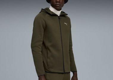 PUMA EVOSTRIPE FULL-ZIP HOODIE ΧΑΚΙ - PUMA - 