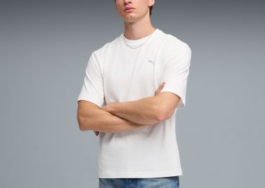 PUMA GRAPHIC BACK T-SHIRT ΑΣΠΡΟ - PUMA - 