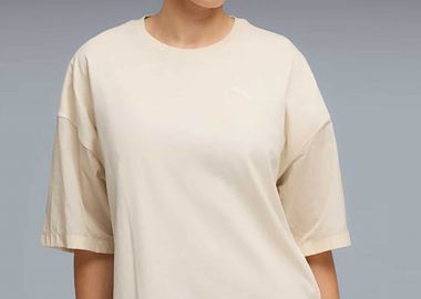 Puma γυναικείο T-shirt με λογότυπο Oversized Fit 