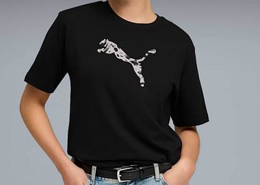Puma γυναικείο T-shirt με λογότυπο Relaxed Fit 