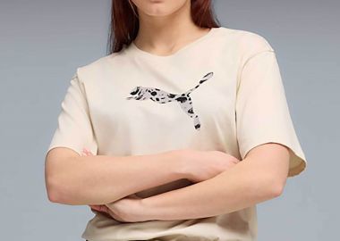 Puma γυναικείο T-shirt με λογότυπο Relaxed Fit 