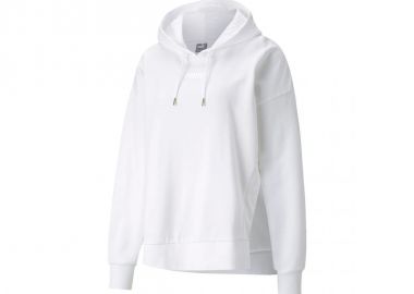 Puma Her Γυναικείο Φούτερ με Κουκούλα Λευκό 589519-02 - Puma - 