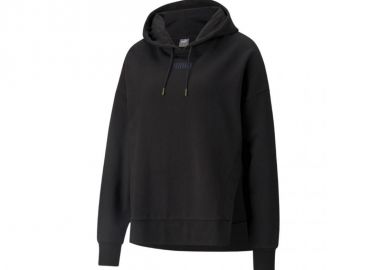 Puma Her Γυναικείο Φούτερ με Κουκούλα Μαύρο 589519-01 - Puma - 
