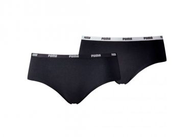 Puma Hipster 2Pack Γυναικεία Boxer 2Pack Μαύρα 907852-03 - Puma - 