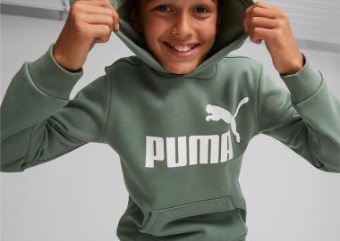 PUMA KIDS ESSENTIALS BIG LOGO FL HOODIE ΧΑΚΙ - PUMA - 