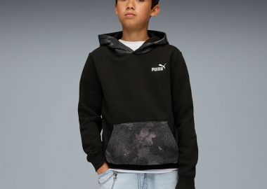 PUMA KIDS ESSENTIALS CAMO HOODIE ΜΑΥΡΟ - PUMA - 