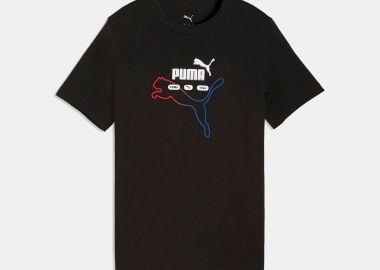 PUMA KIDS ESSENTIALS LOGO LAB SUMMER T-SHIRT ΜΑΥΡΟ - PUMA - 