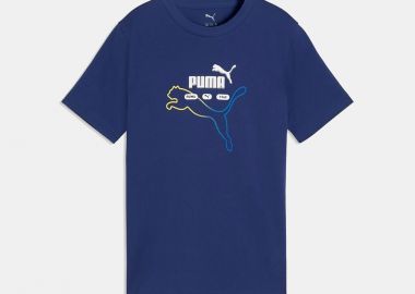 PUMA KIDS ESSENTIALS LOGO LAB SUMMER T-SHIRT ΜΠΛΕ - PUMA - 