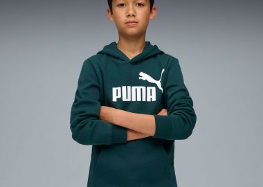 PUMA KIDS ESSENTIALS NO. 1 LOGO HOODIE ΠΡΑΣΙΝΟ - PUMA - 
