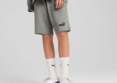 PUMA KIDS ESSENTIALS NO. 1 LOGO JERSEY SHORTS ΓΚΡΙ - PUMA - 