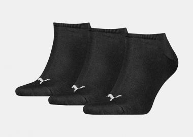 PUMA KIDS PLAIN SNEAKER SOCKS 3 PACK ΜΑΥΡΟ - PUMA - 
