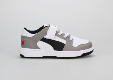 PUMA KIDS REBOUND LAYUP LOW ΑΣΠΡΟ - PUMA - 