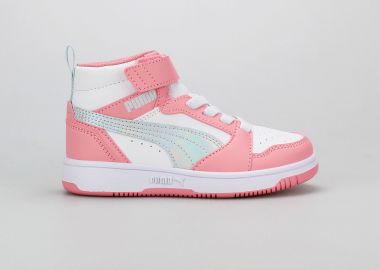 PUMA KIDS REBOUND V6 MID SNEAKERS PS ΡΟΖ - PUMA - 