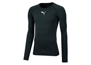 Puma Liga Baselayer 655920-03 Ανδρική Ισοθερμική Μακρυμάνικη Μπλούζα Μαύρη - Puma - 