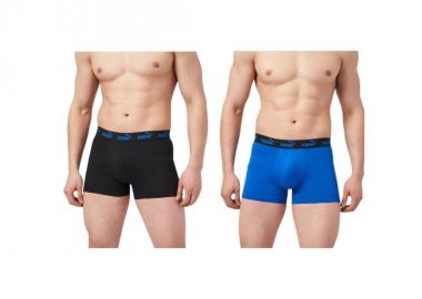 Puma men's boxer briefs 2Pack blue black comfortable cotton - Puma - 