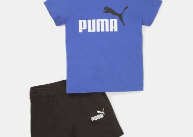 PUMA MINICATS TEE & SHORTS INFANTS SET ΜΠΛΕ - PUMA - 