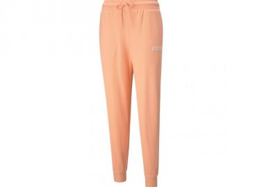 Puma Modern Basics Ψηλόμεσο Παντελόνι Γυναικείας Φόρμας με Λάστιχο Πορτοκαλί 585937-26 - Puma - 