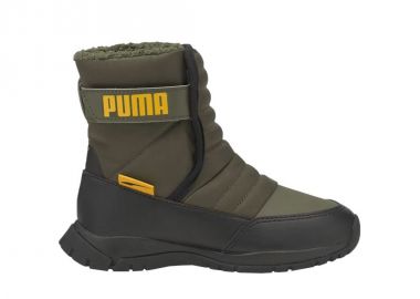 Puma Nieve Boot Παιδικά Μποτάκια Χιονιού με Σκρατς Χακί 380745-02 - Puma - 