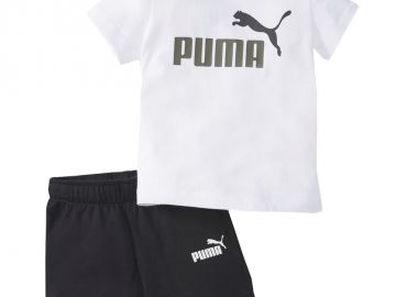 Puma Παιδικό Σετ με Σορτς Καλοκαιρινό 2τμχ Λευκό 845839-02 - Puma - 