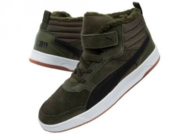 Puma Παιδικό Sneaker High Rebound Street Χακί 367869-02 - Puma - 