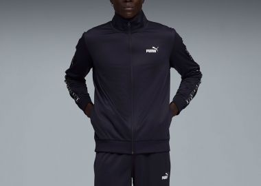 PUMA POLYESTER TAPE TRACKSUIT ΜΠΛΕ - PUMA - 