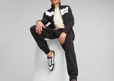 PUMA POLYESTER TRACKSUIT ΜΑΥΡΟ - PUMA - 