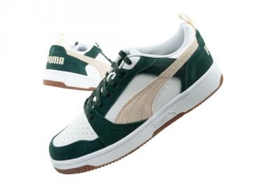 Puma Rebound v6 men's sports sneakers fashionable comfortable white green - Puma - 